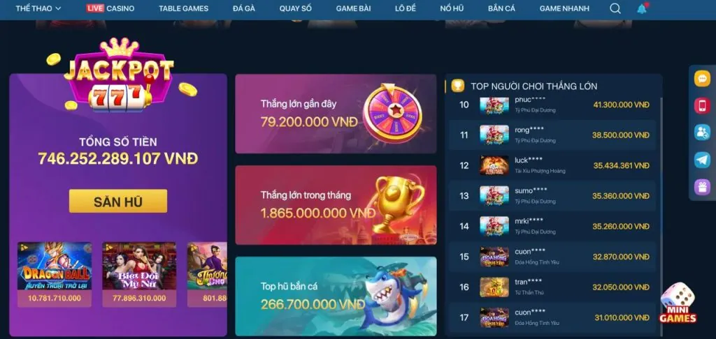 Tiền Thưởng Đặc Biệt